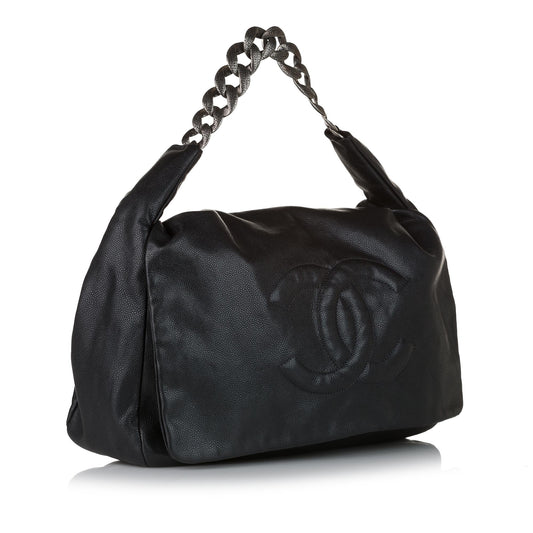 Chanel CC Caviar Leather Handbag (SHG-32089)