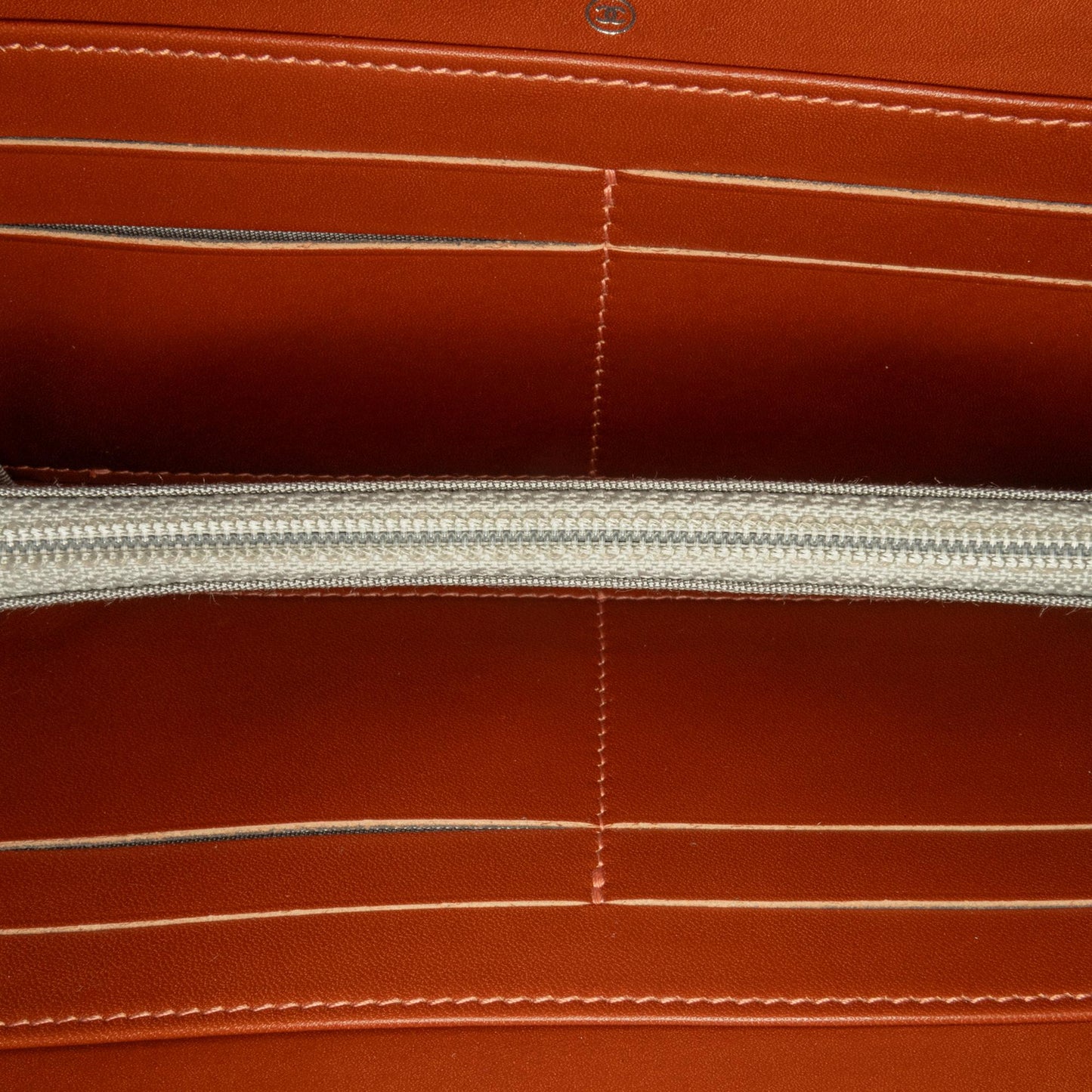 Chanel CC Caviar Leather Zip Around Long Wallet (SHG-M5pi7x)