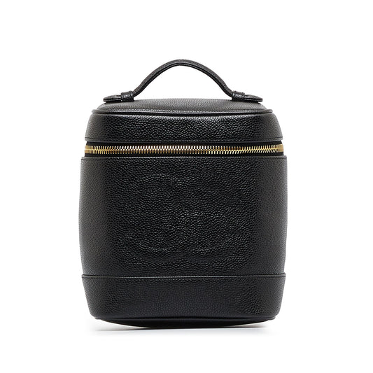 Chanel CC Caviar Vanity Bag (SHG-odlI79)