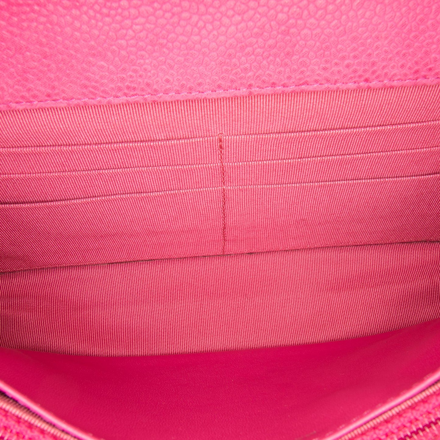 Chanel CC Caviar Wallet on Chain