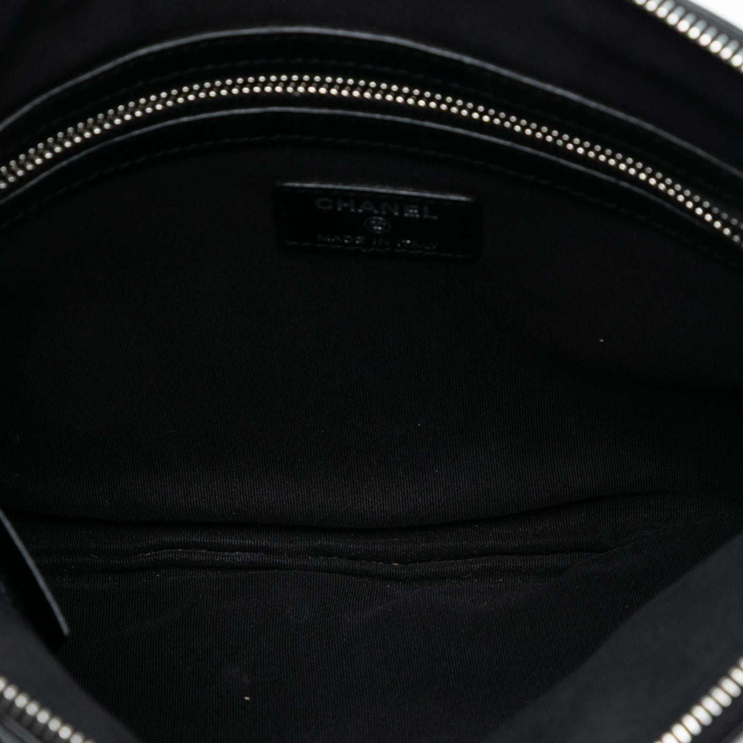 Chanel CC Chevron Calfskin Clutch