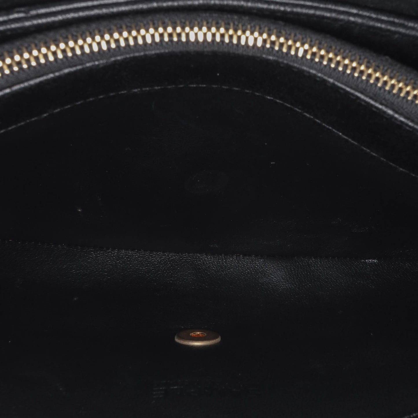 Chanel CC Chevron Calfskin Envelope Clutch