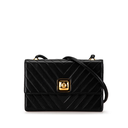 Chanel CC Chevron Lambskin Crossbody (SHG-N7XQs1)