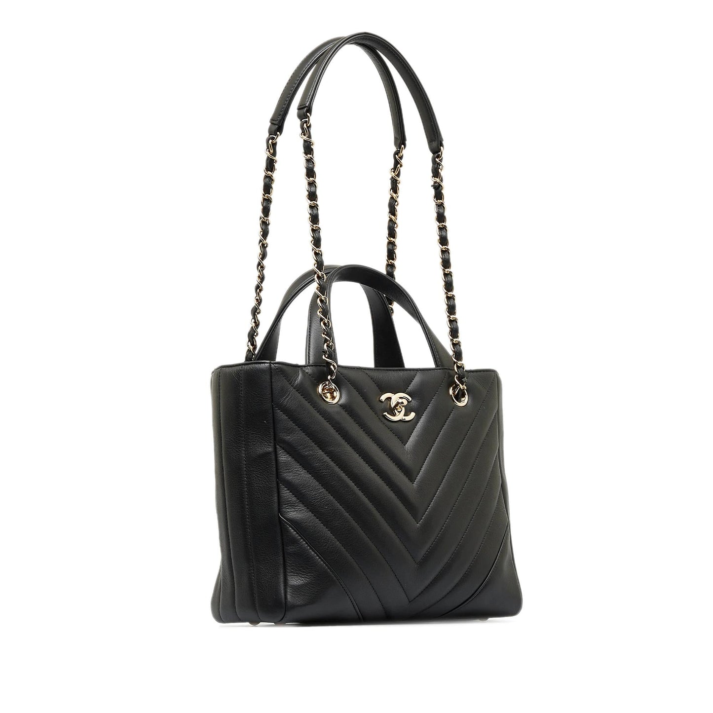 Chanel CC Chevron Satchel (SHG-i1tMSM)
