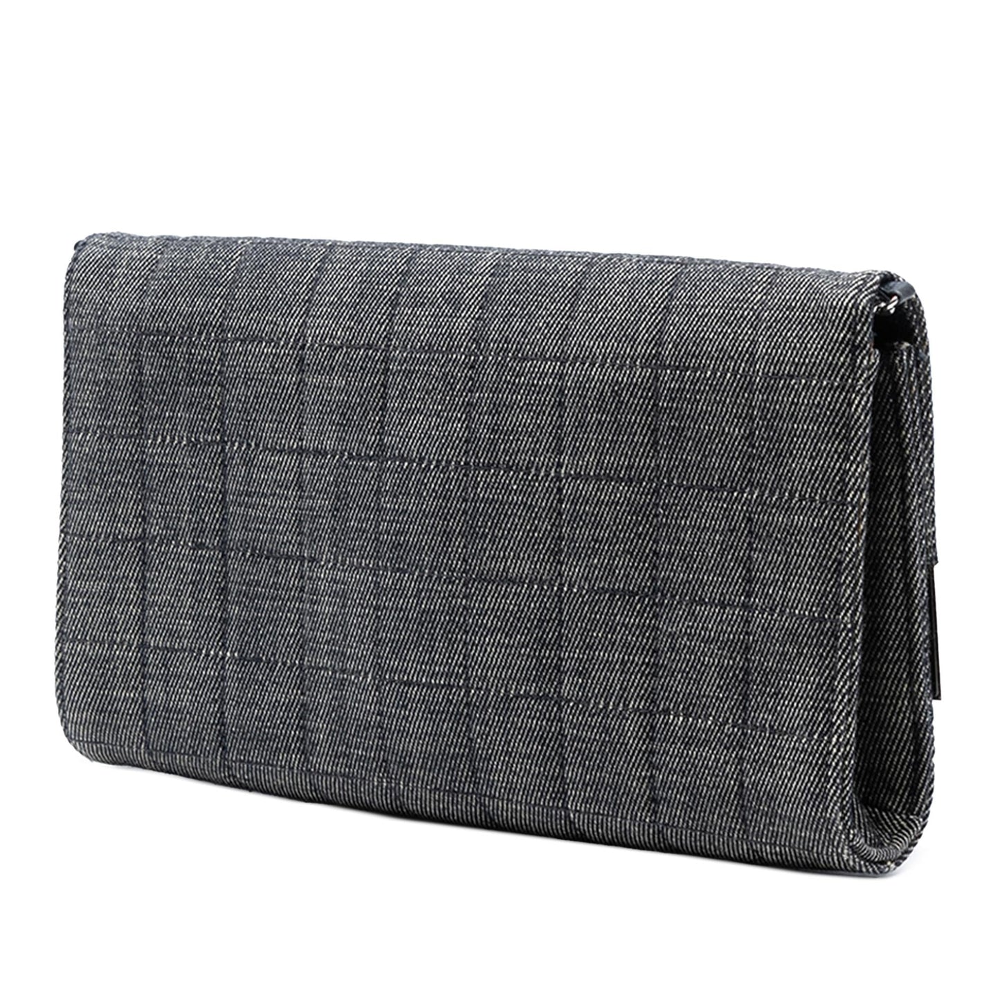 Chanel CC Choco Bar Denim Chain Flap