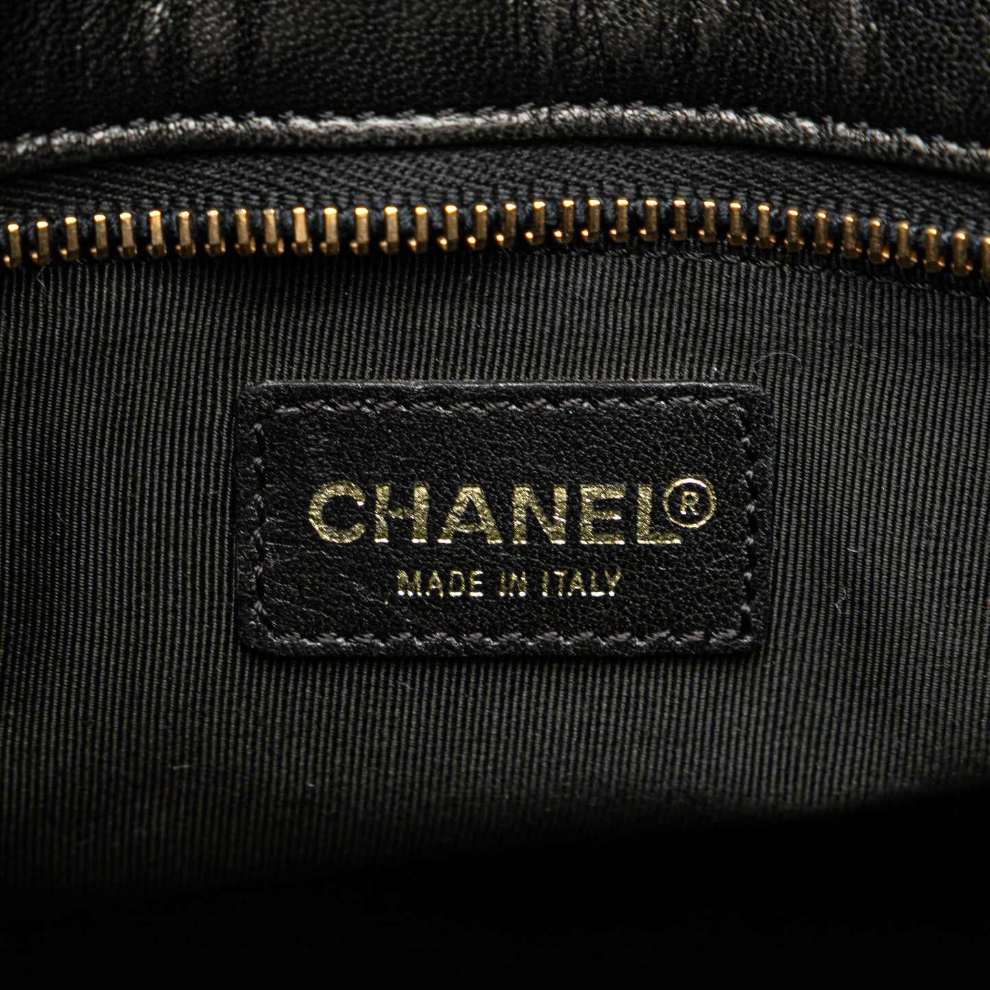 Chanel CC Chocolate Bar Lambskin Tote