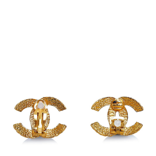 Chanel CC Clip-on Earrings (SHG-83E6SC)