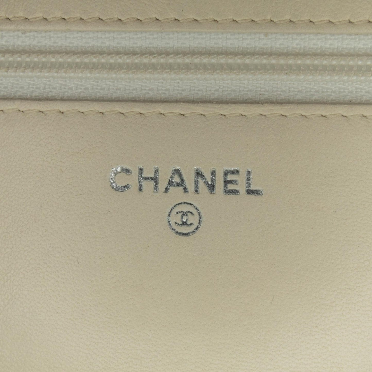 Chanel CC Coated Tweed Wallet On Chain