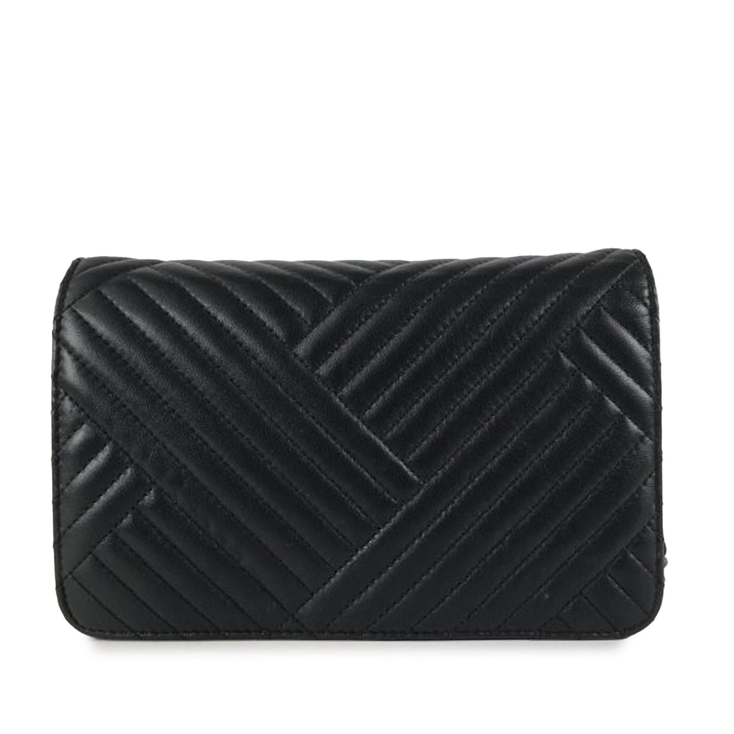 Chanel CC Crossing Wallet on Chain (SHG-PFbWdZ)
