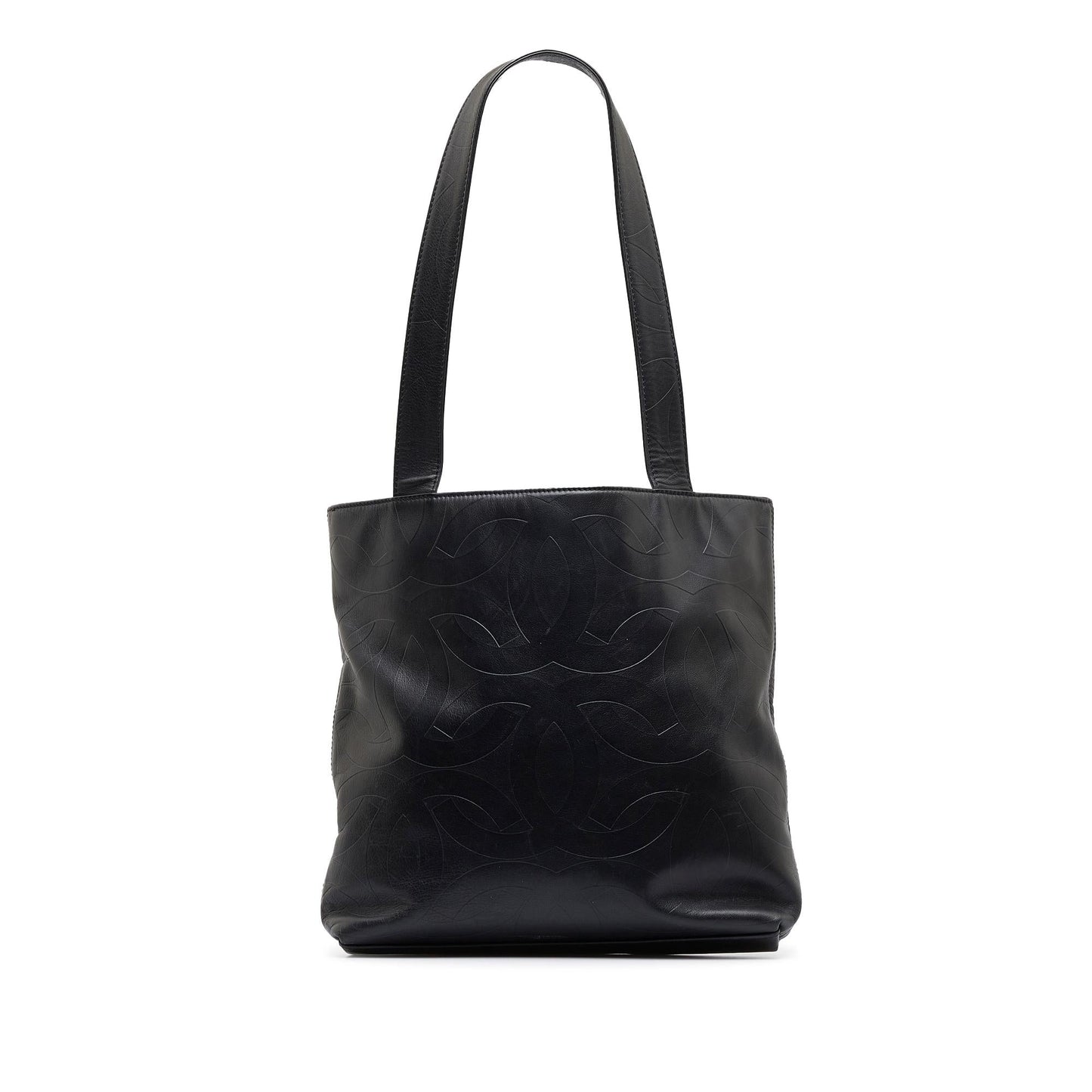 Luxury Chanel CC Embossed Leather Tote (SHG-qn54cb)