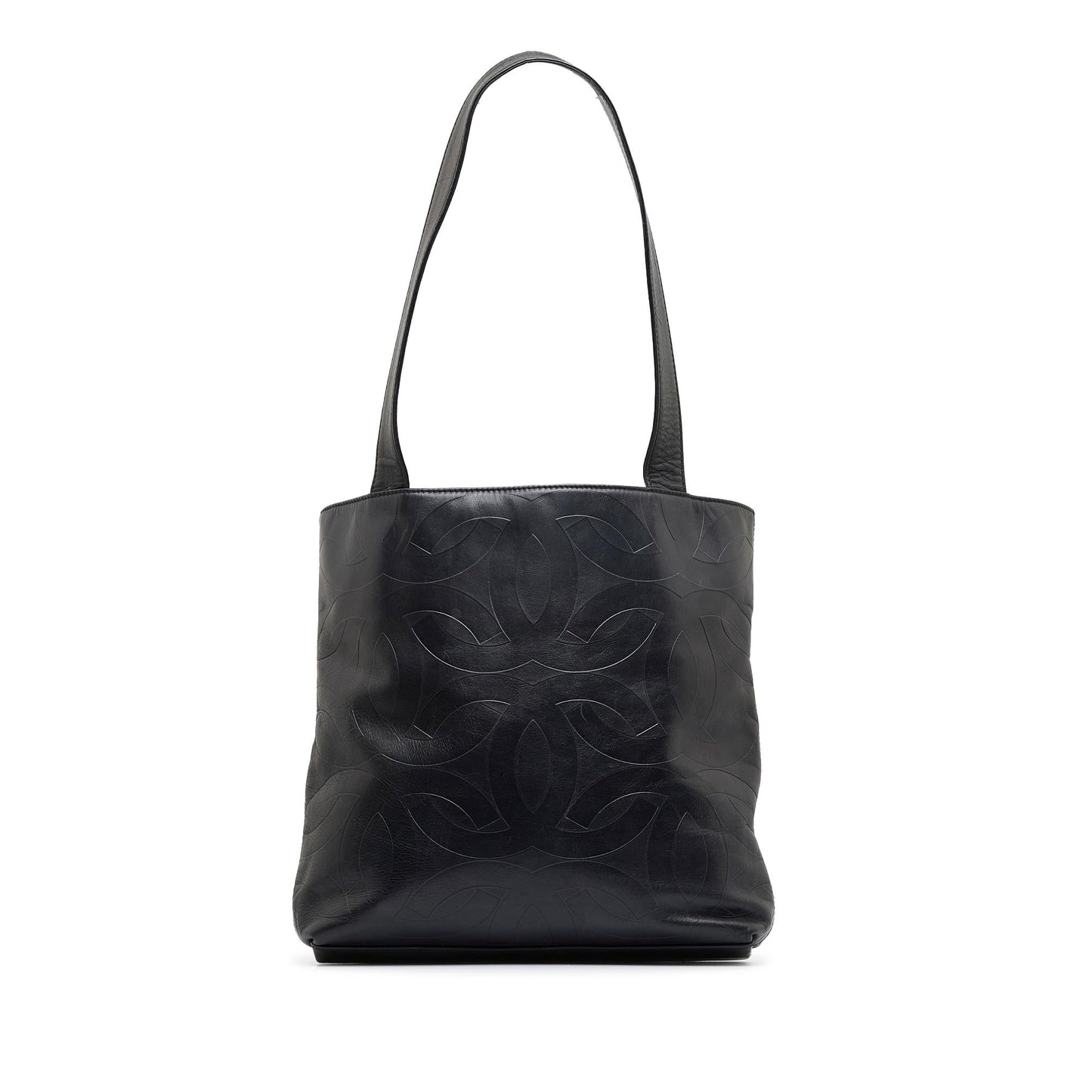 Luxury Chanel CC Embossed Leather Tote (SHG-qn54cb)