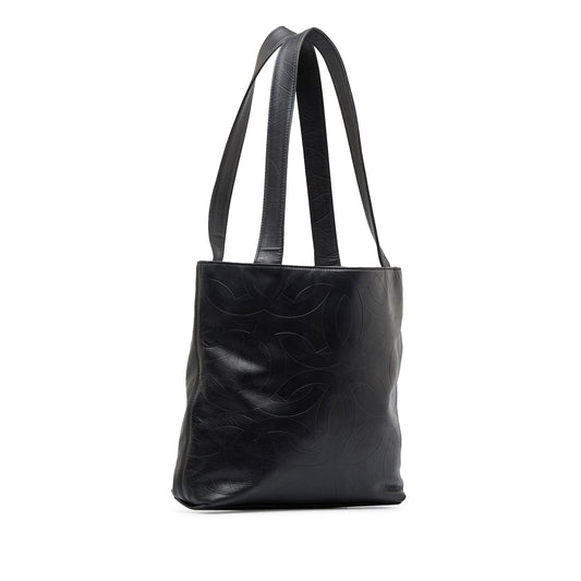 Luxury Chanel CC Embossed Leather Tote (SHG-qn54cb)
