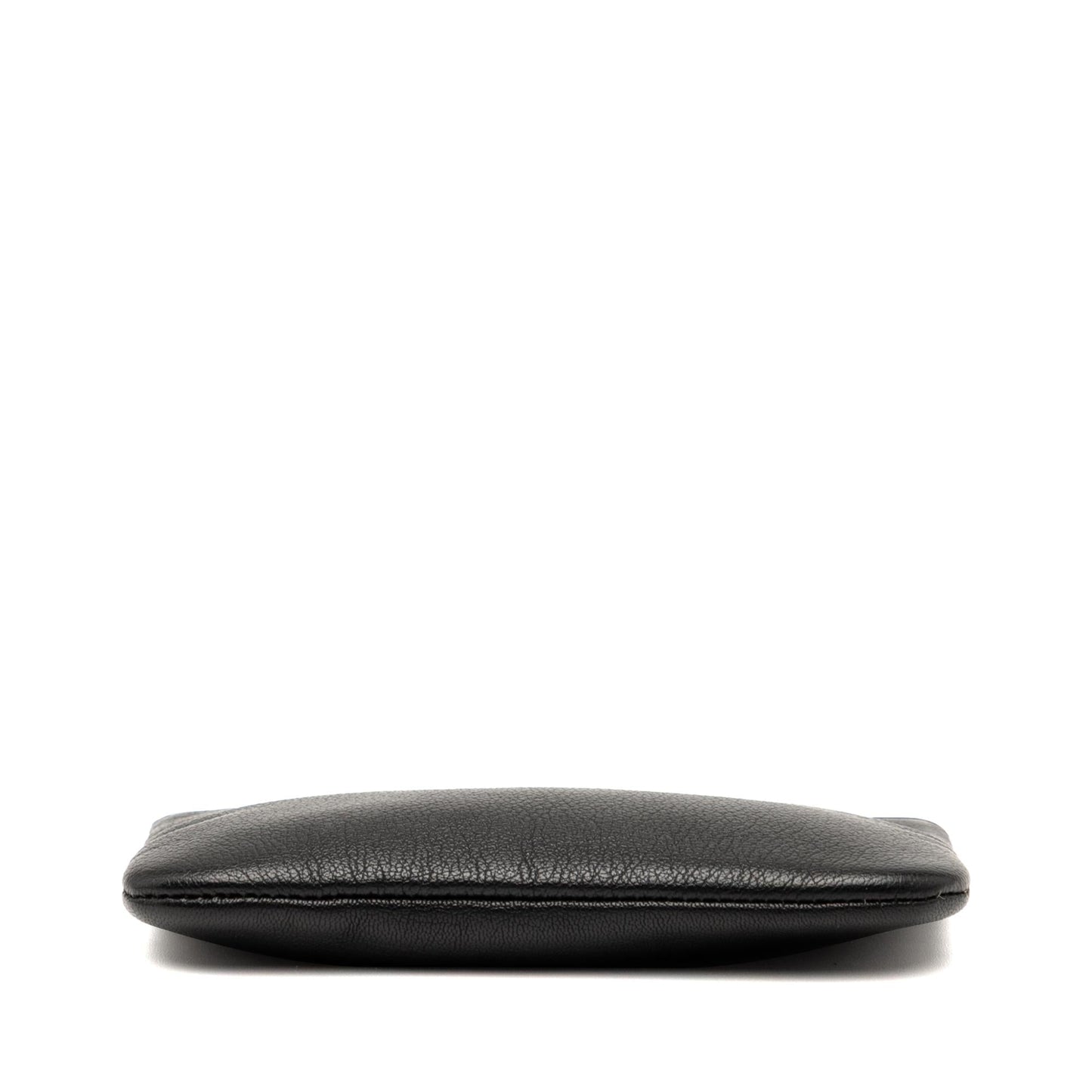 Chanel CC Grained Calfskin Zip Pouch