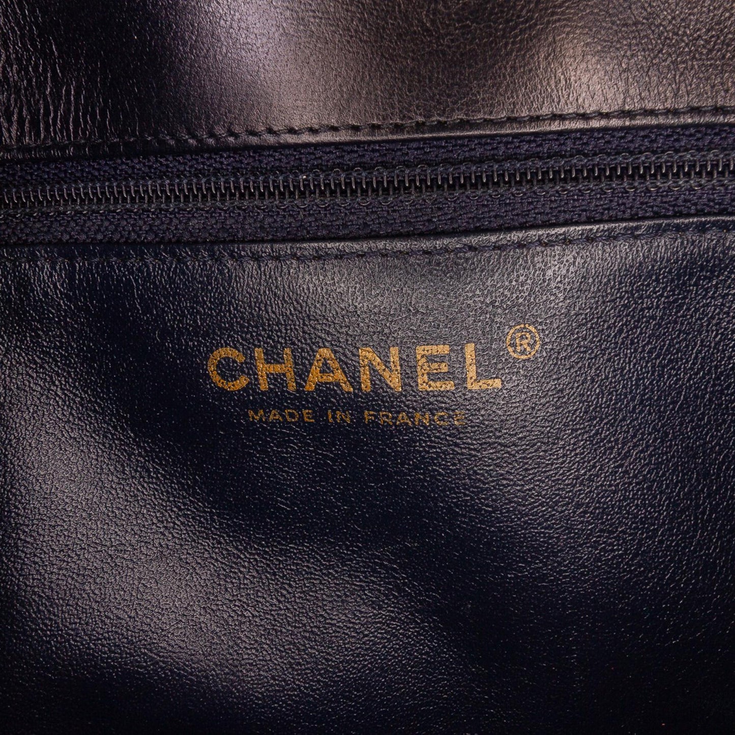 Chanel CC Horizontal Quilted Lambskin Double Flap