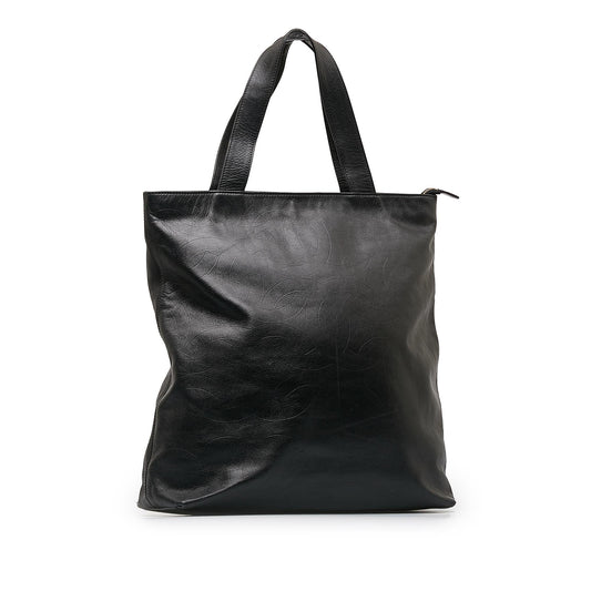 Chanel CC Lambskin Leather Tote (SHG-XkJzTx)