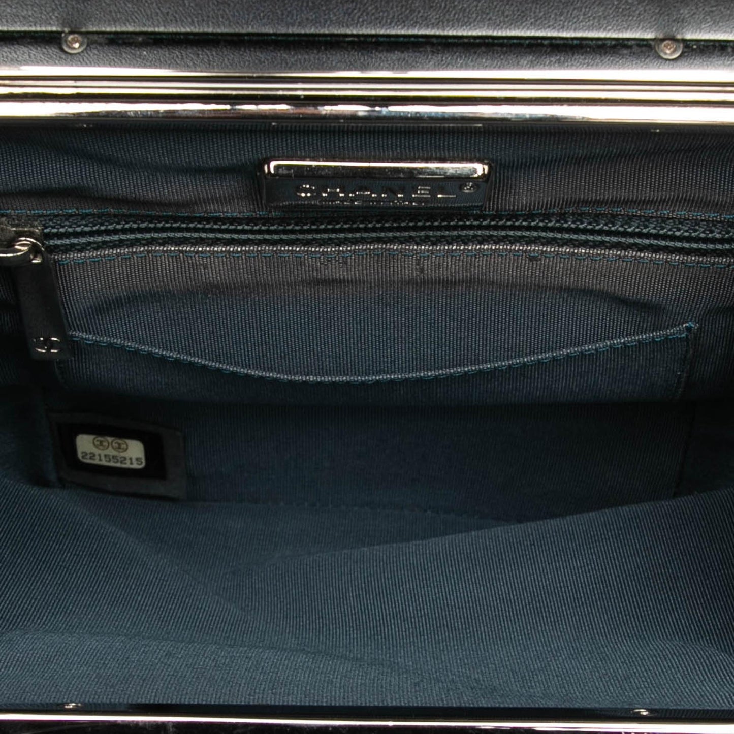 Chanel CC Metallic Calfskin Vanity Bag