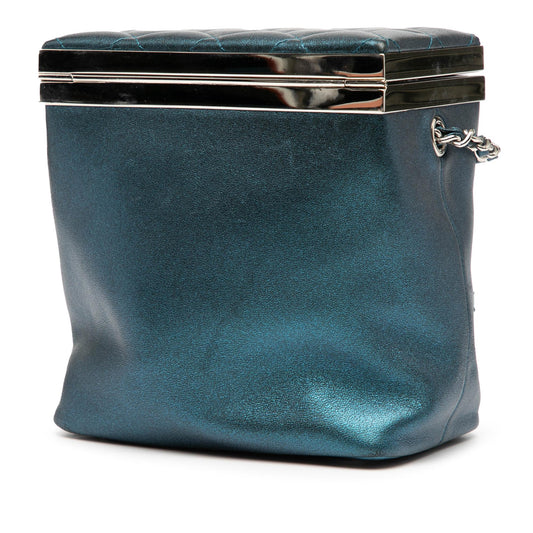 Chanel CC Metallic Calfskin Vanity Bag