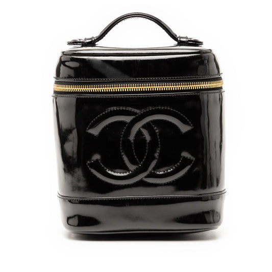 Chanel CC Patent Vanity Bag