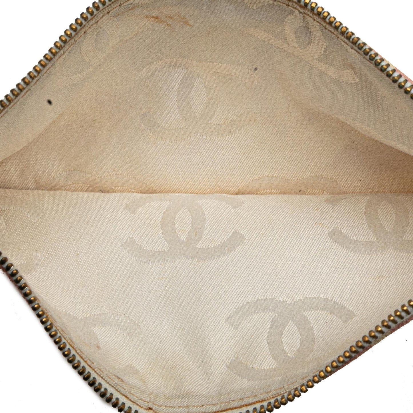 Chanel CC Printed Canvas Clover Shoulder Bag