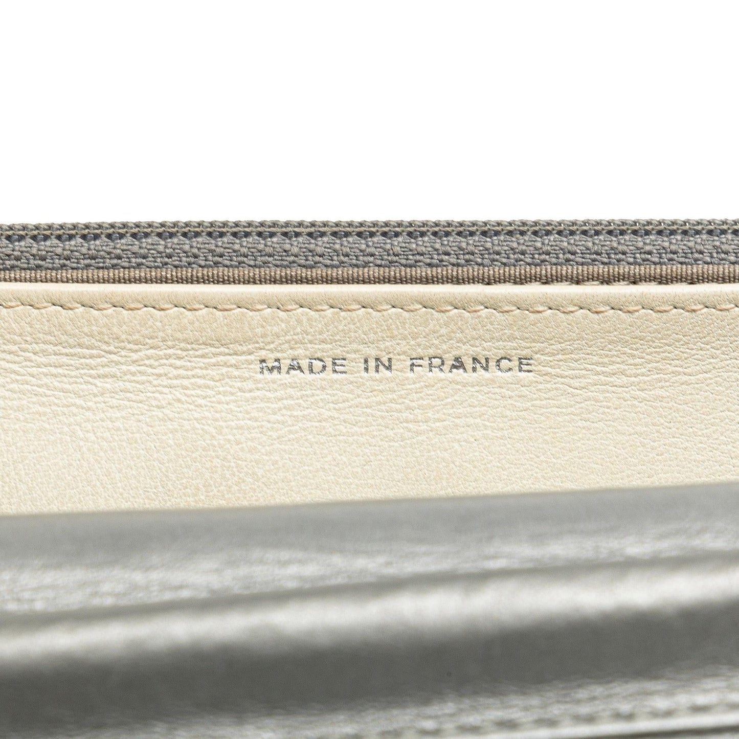 Chanel CC Quilted Aged Calfskin Wallet On Chain