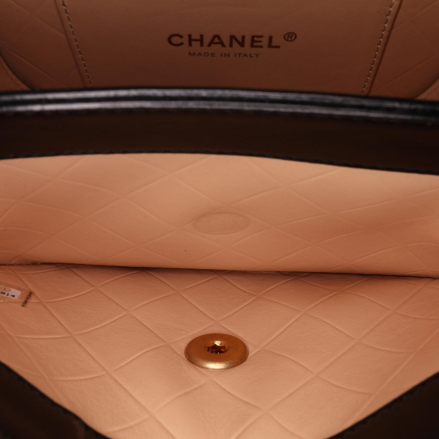 Chanel CC Quilted Calfskin Round Moon Messenger Flap