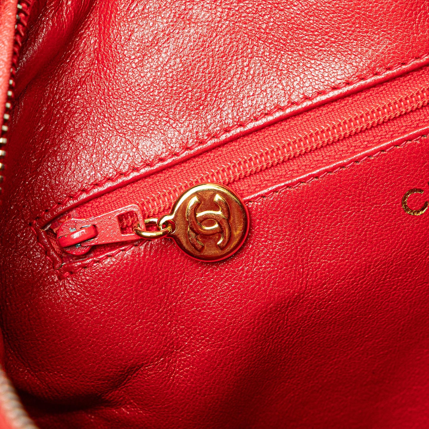 Chanel CC Quilted Caviar Chain Camera Bag