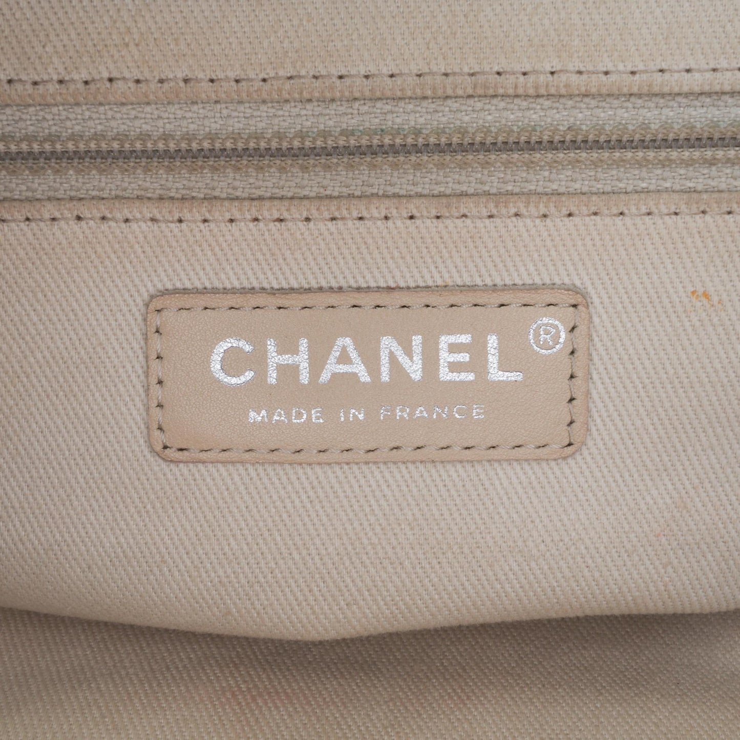 Chanel CC Quilted Caviar Frame Shopping Tote
