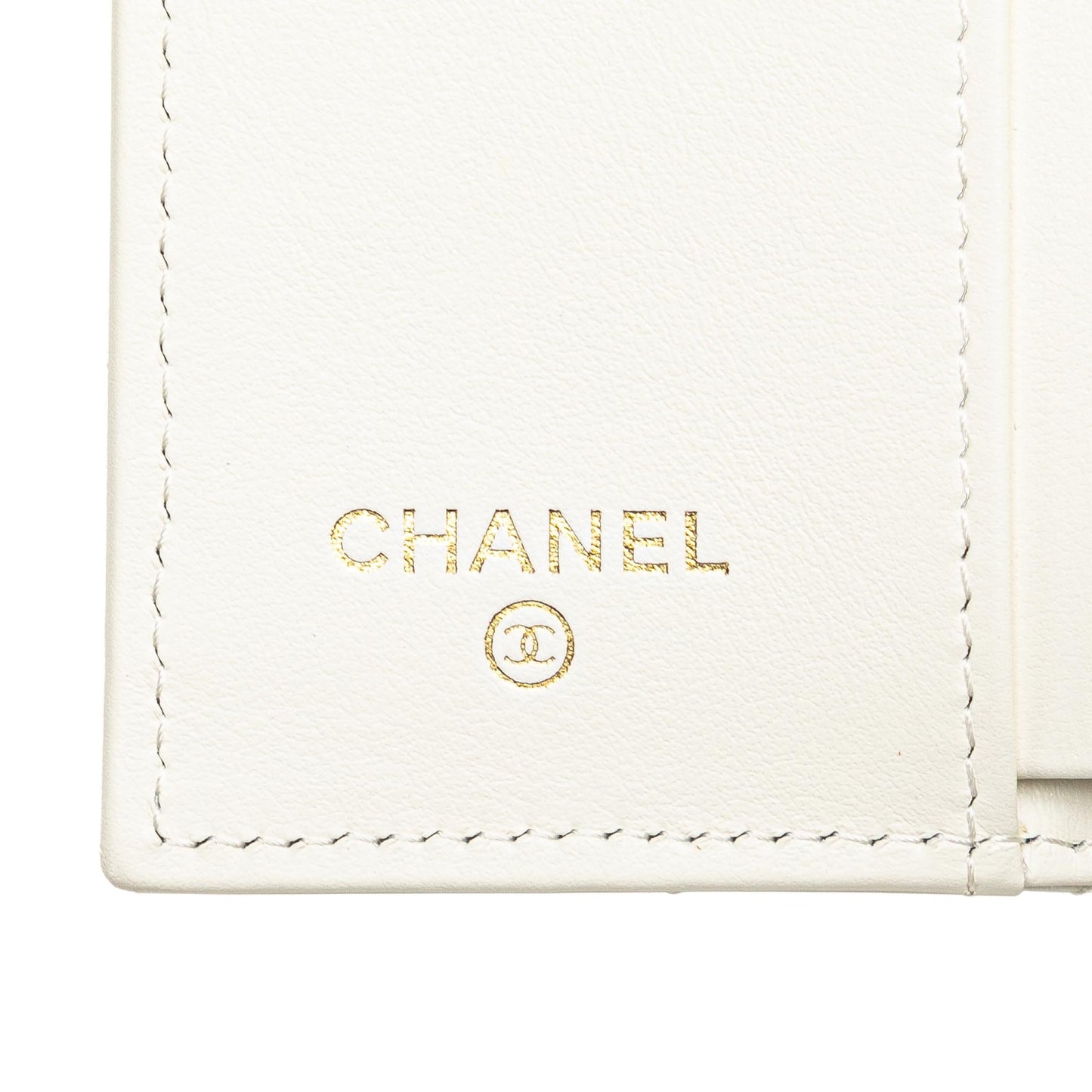 Chanel CC Quilted Caviar Trifold Flap Wallet