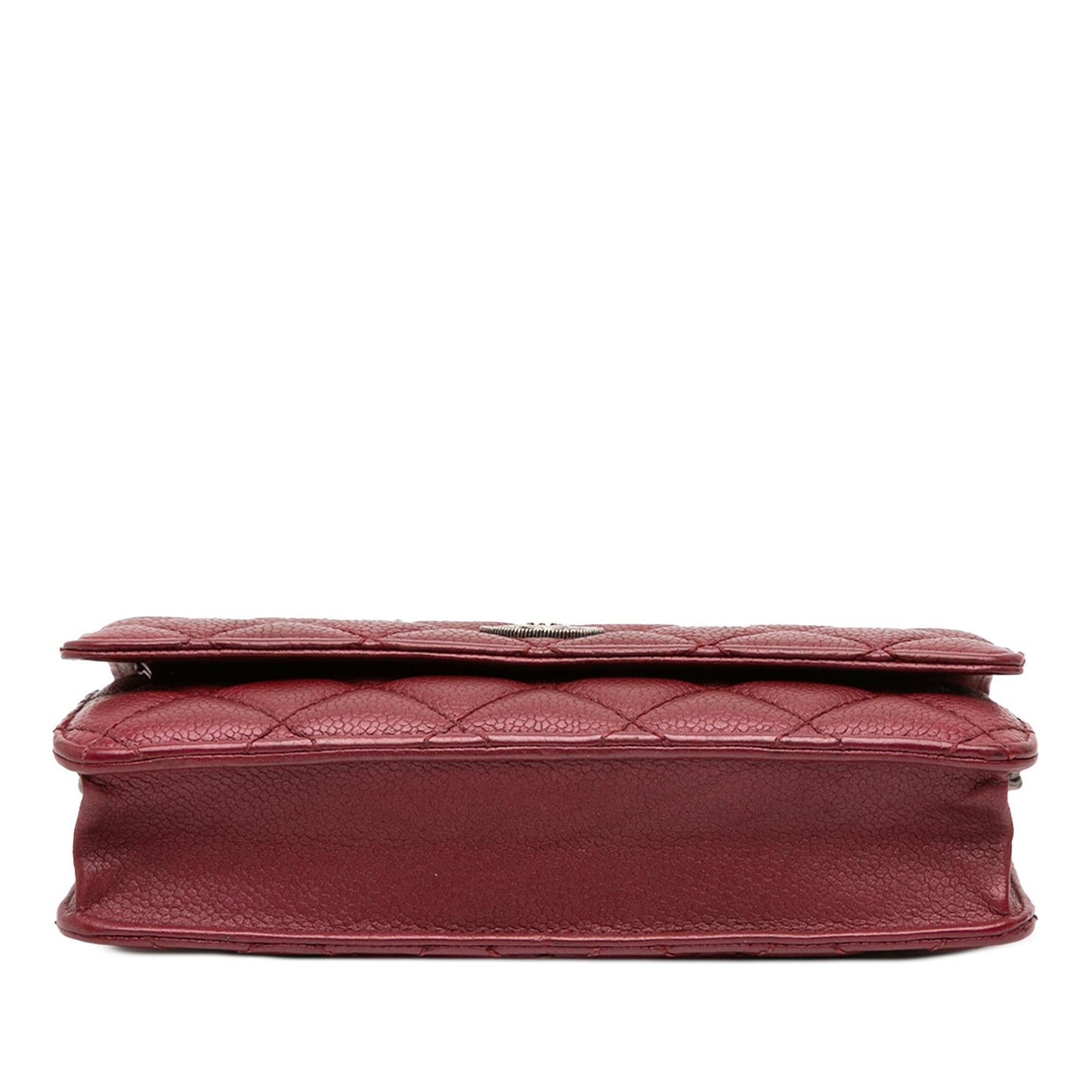 Chanel CC Quilted Caviar Wallet on Chain