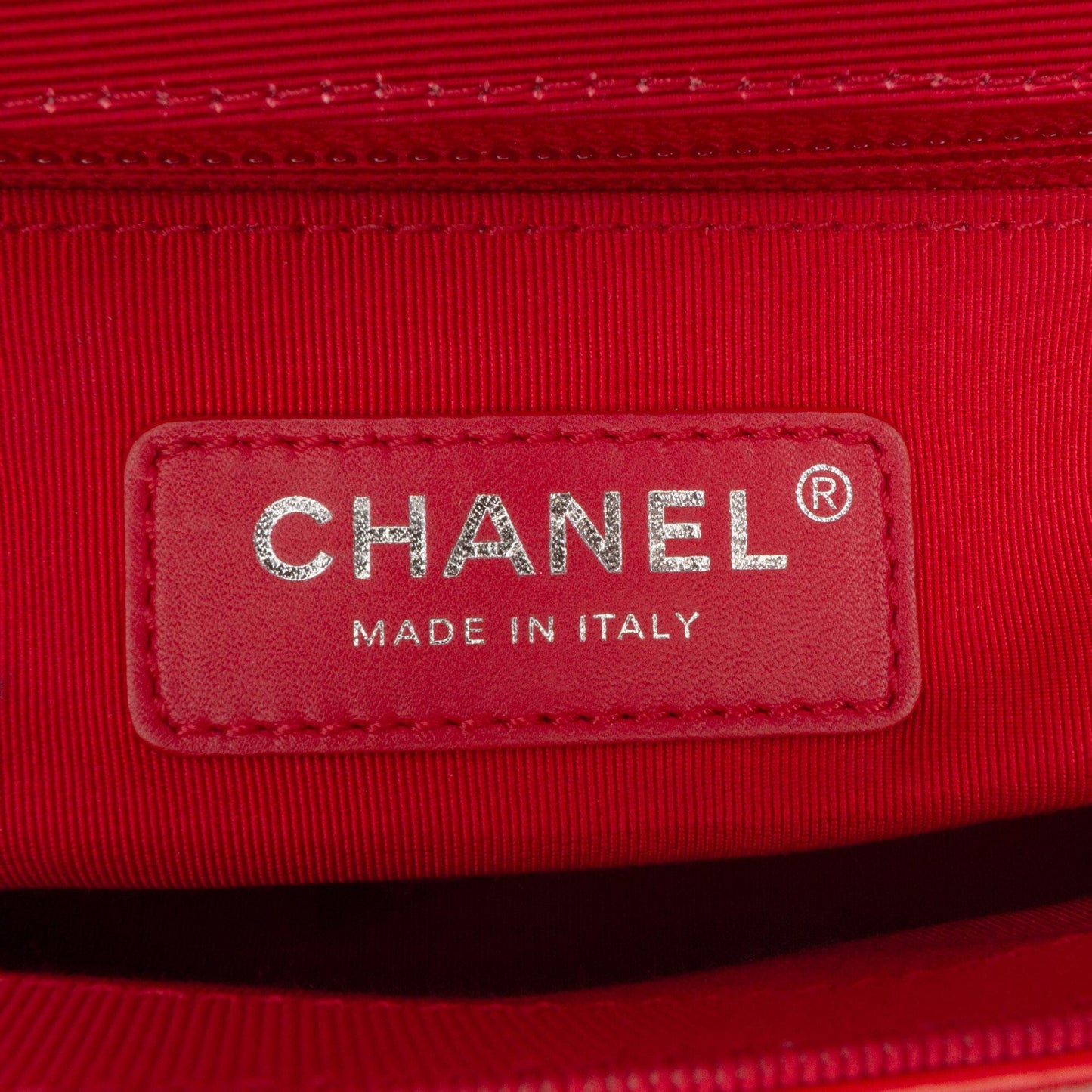 Chanel CC Quilted Crumpled Calfskin and Grosgrain Flap