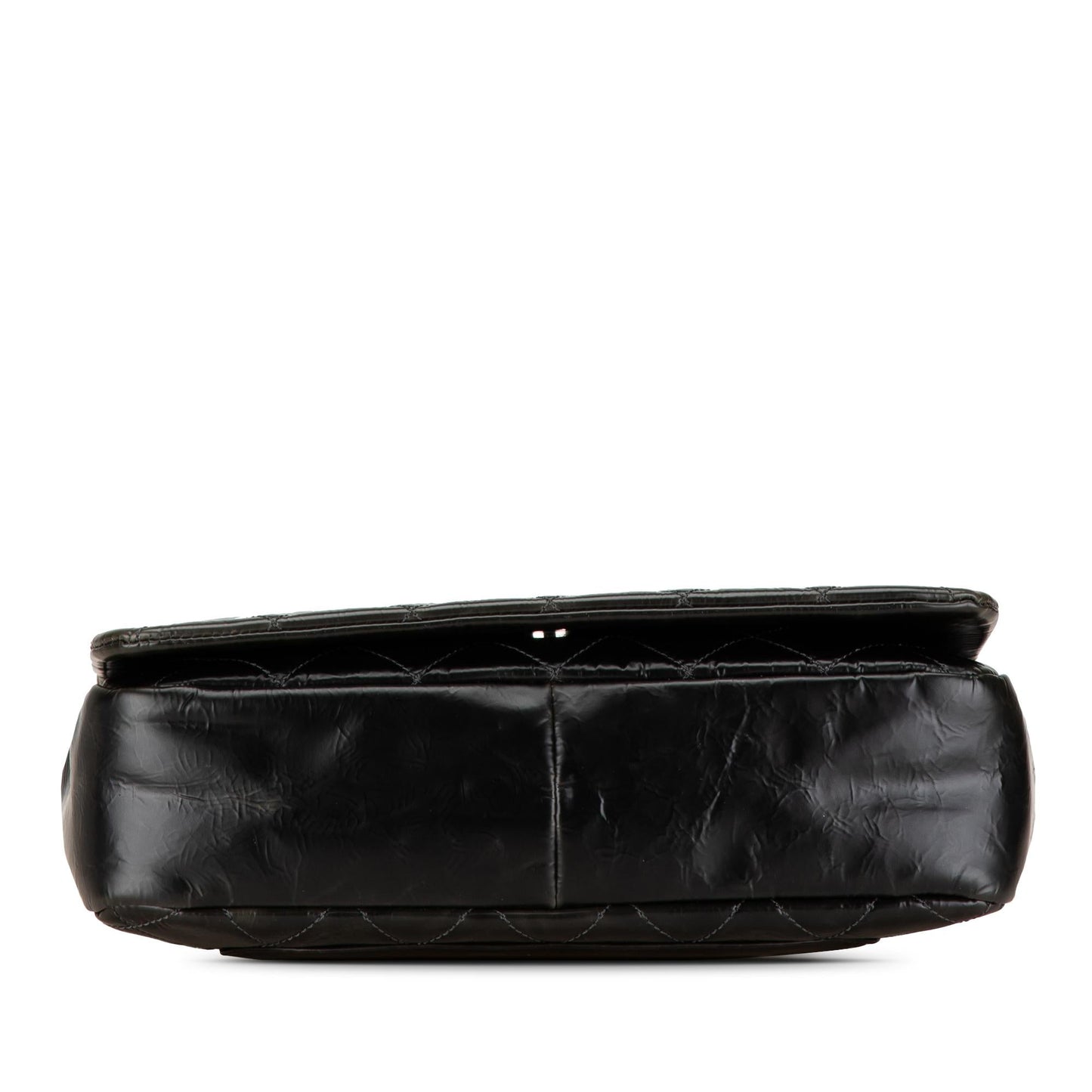 Chanel CC Quilted Glazed Calfskin Flap (SHG-16f7wX)
