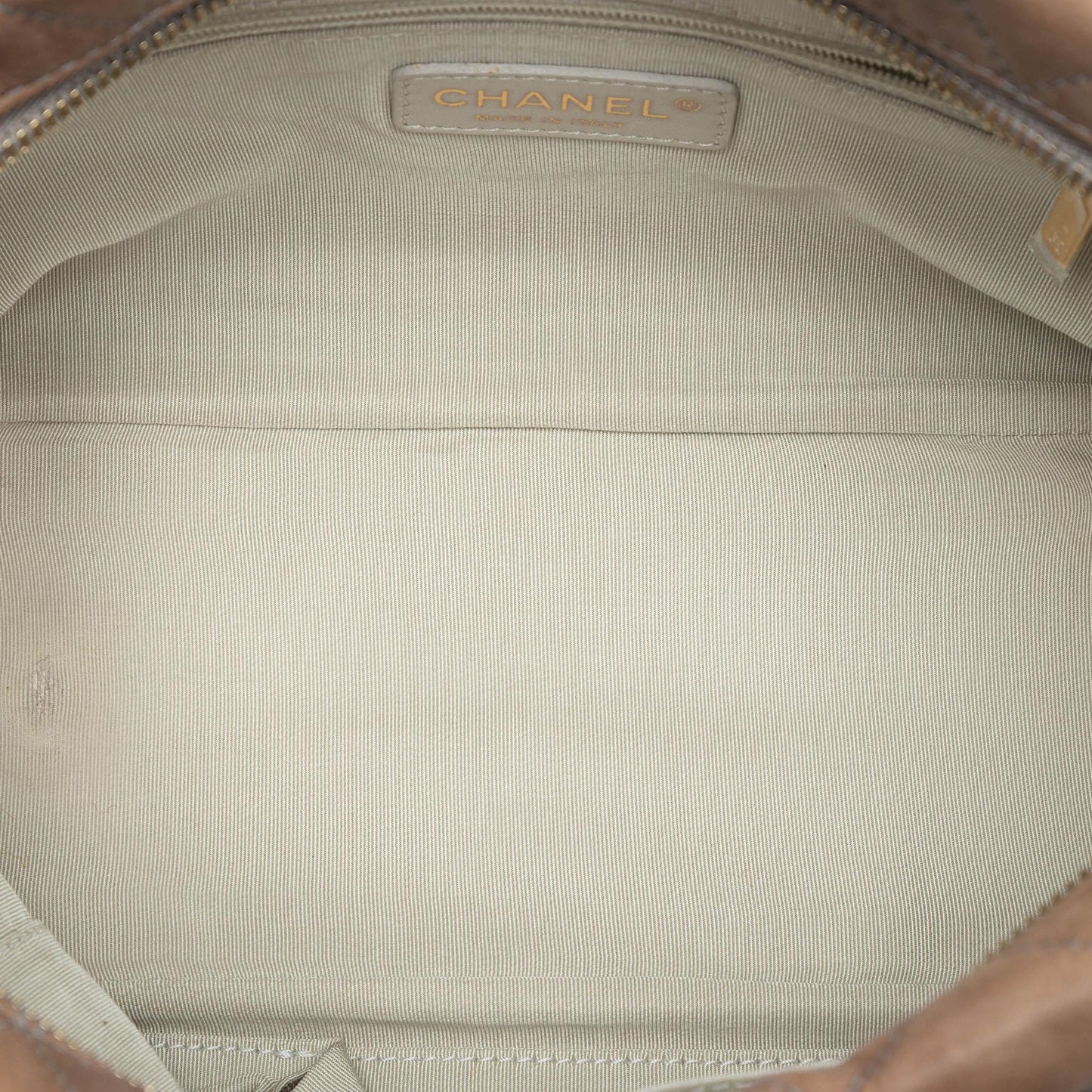 Chanel CC Quilted Iridescent Calfskin Tweed Bowler Bag