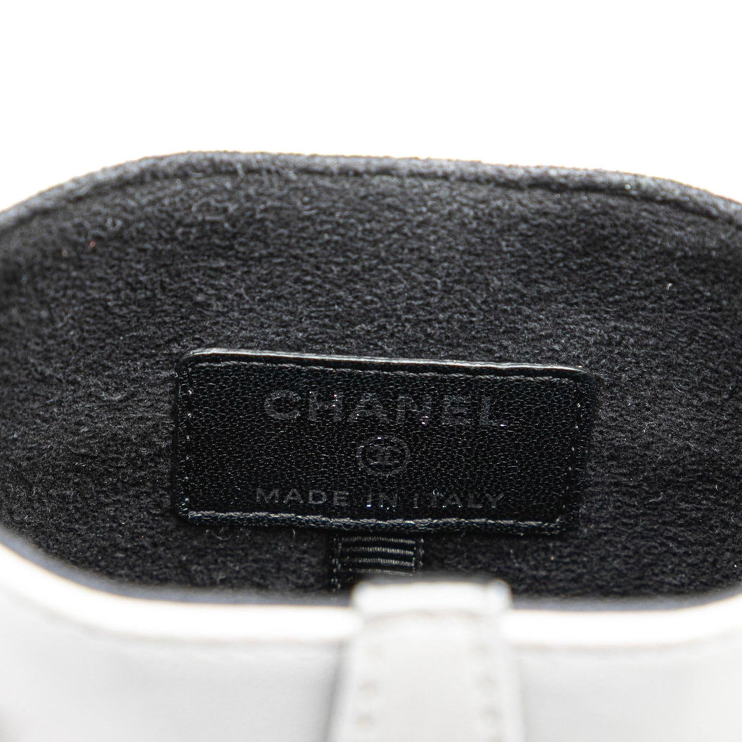 Chanel CC Quilted Lambskin Chain Around Phone Holder