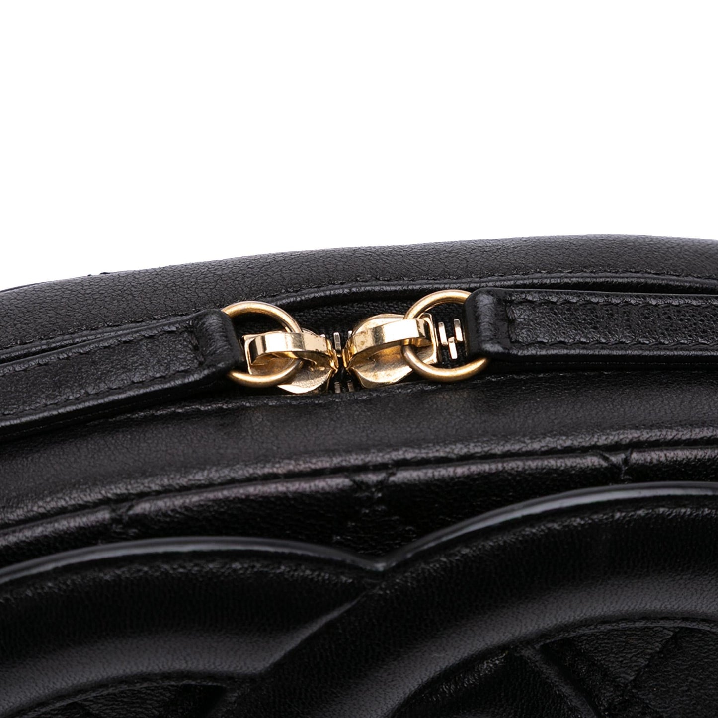 Chanel CC Quilted Lambskin Coco Midnight Camera Bag