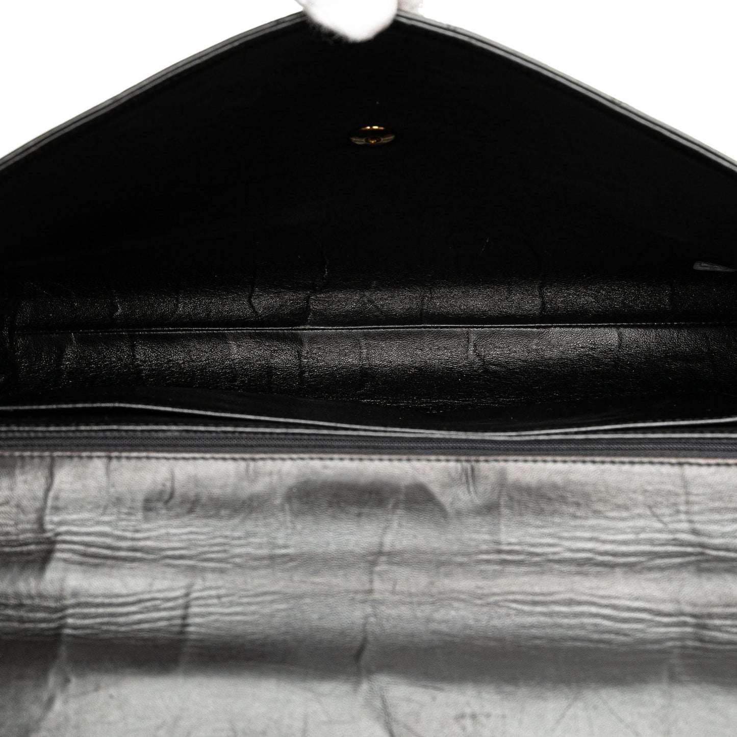 Chanel CC Quilted Lambskin Flap Briefcase (SHG-q0A6fi)