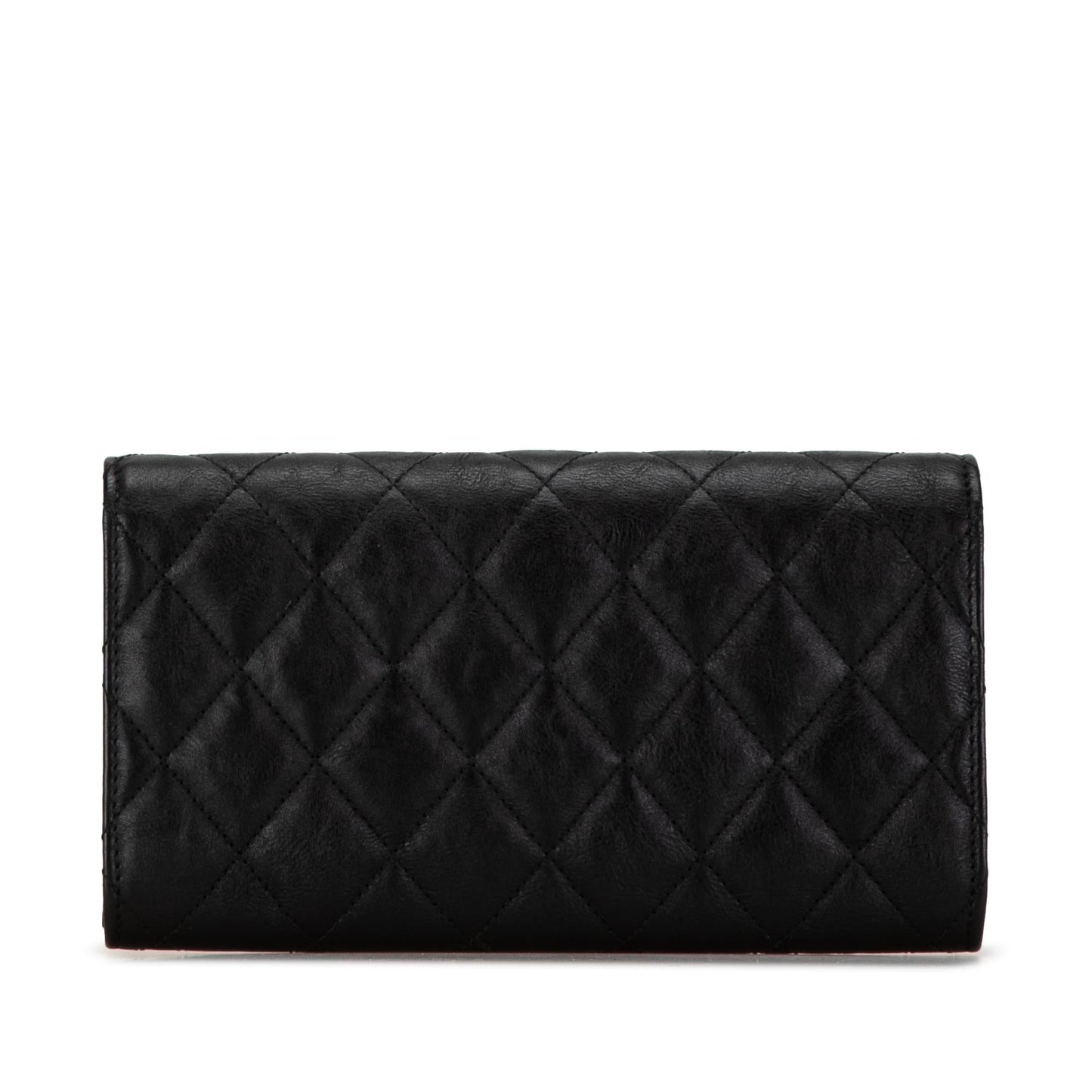 Chanel CC Quilted Lambskin Flap Continental Wallet