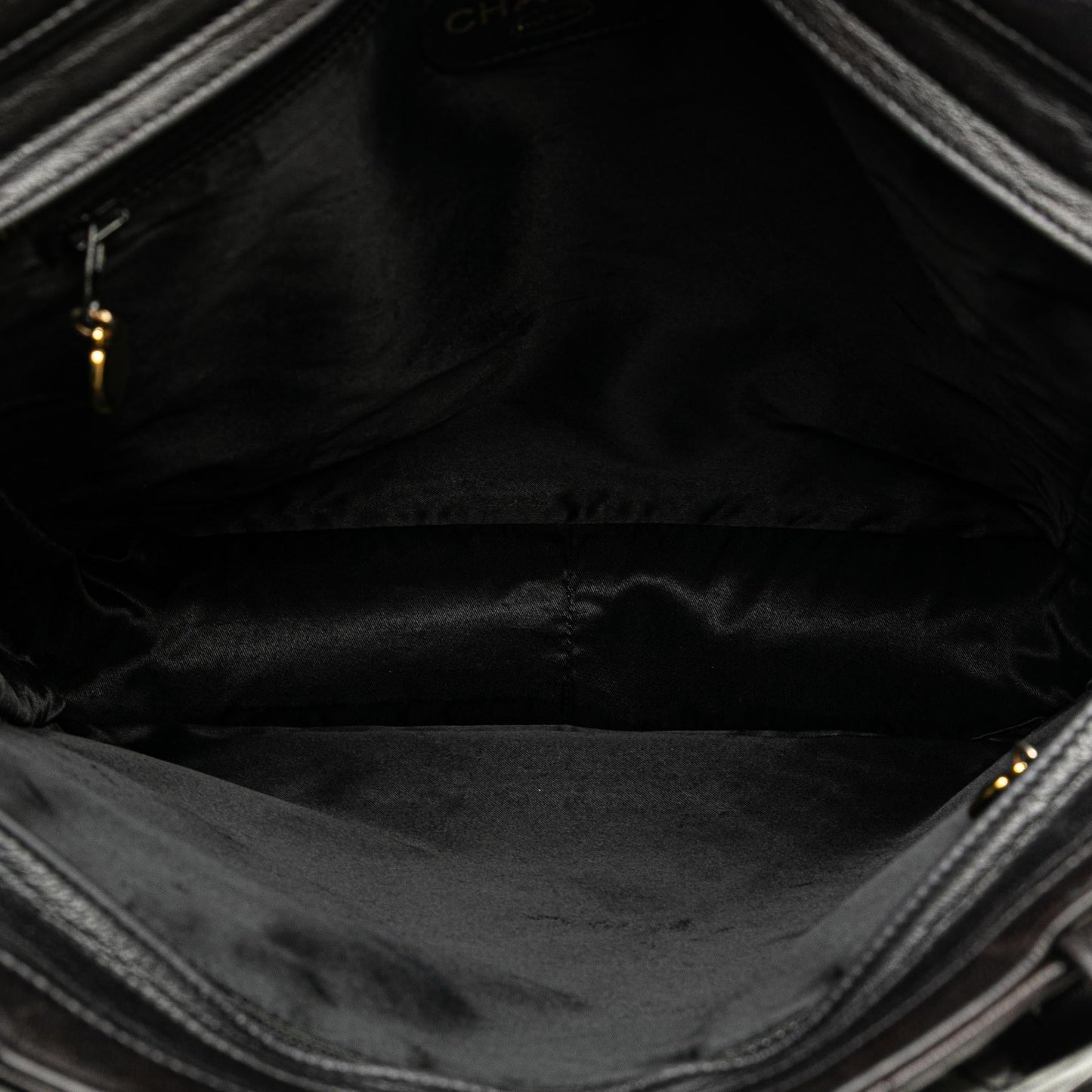 Chanel CC Quilted Lambskin Front Pocket Tote