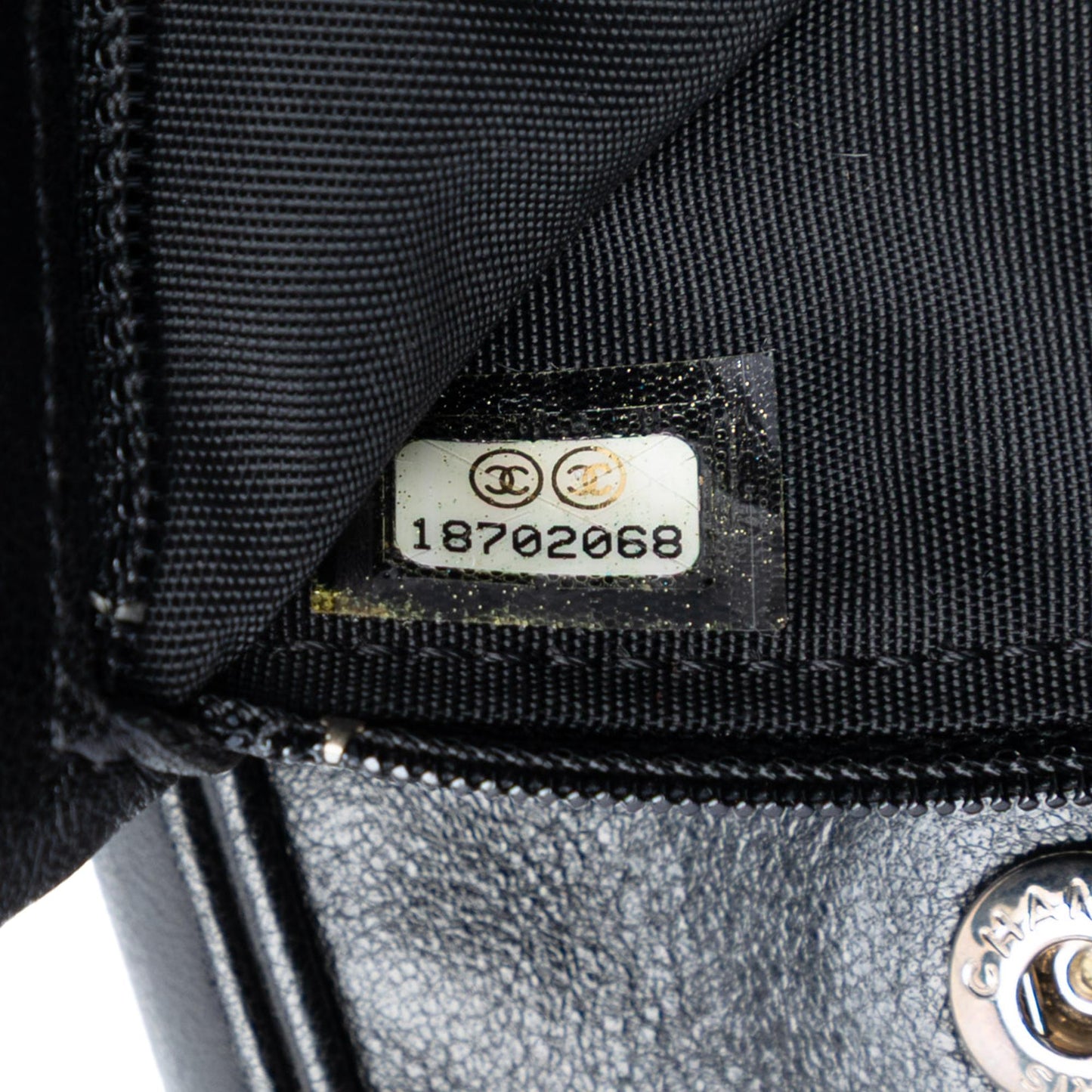 Chanel CC Quilted Lambskin Full Flap Wallet on Chain