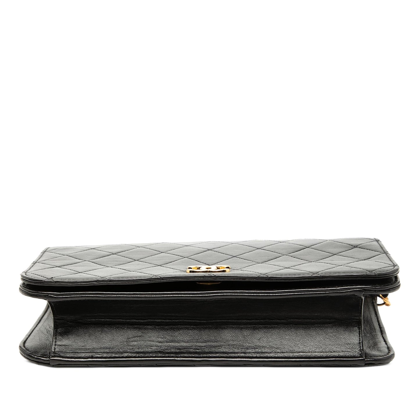 Chanel CC Quilted Lambskin Full Single Flap