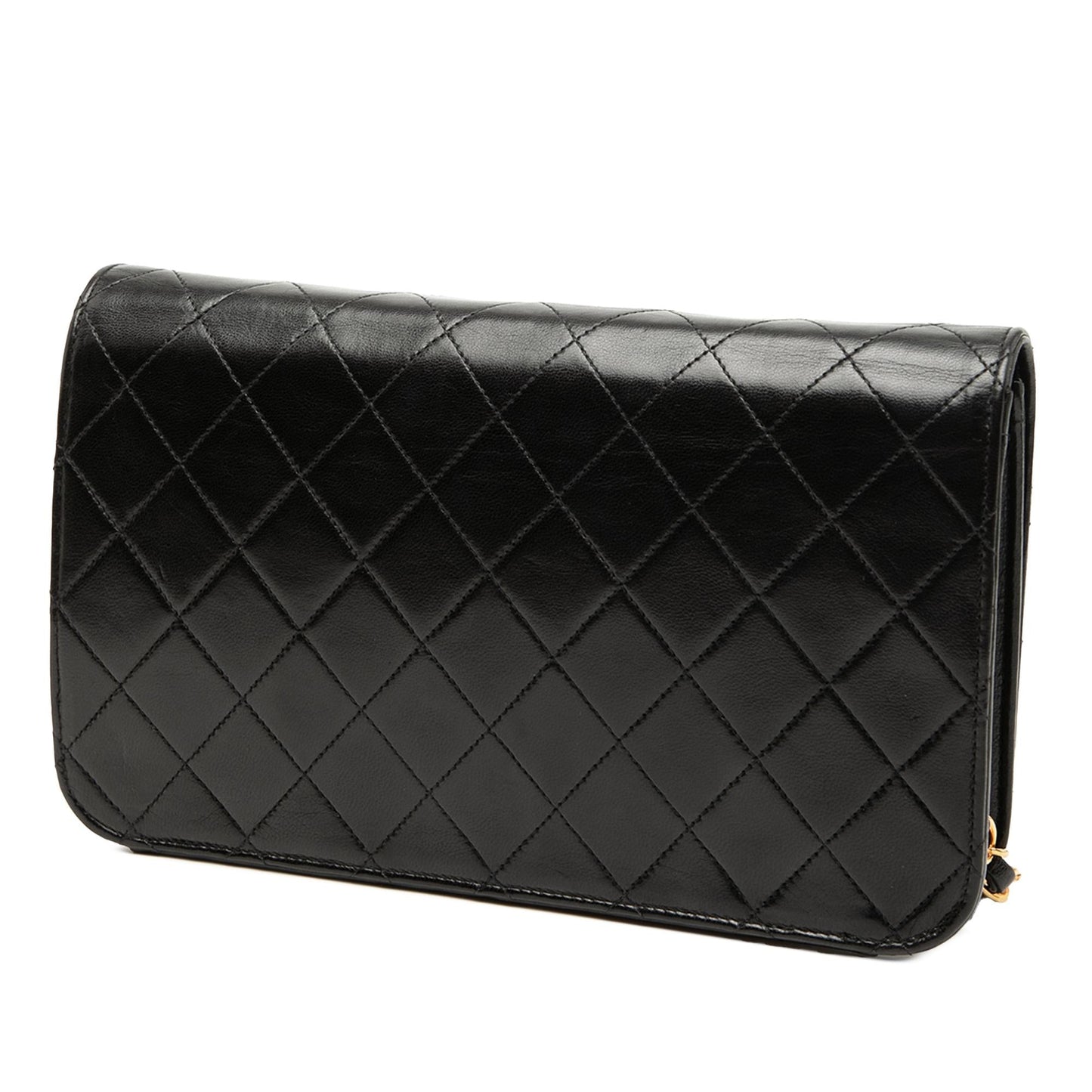 Chanel CC Quilted Lambskin Full Single Flap