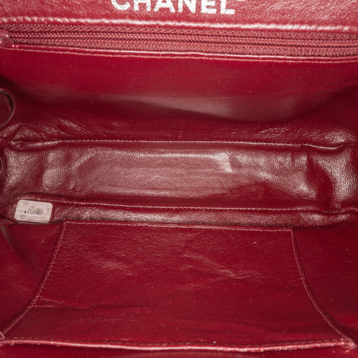 Chanel CC Quilted Lambskin Kiss Lock Frame Top Handle Bag