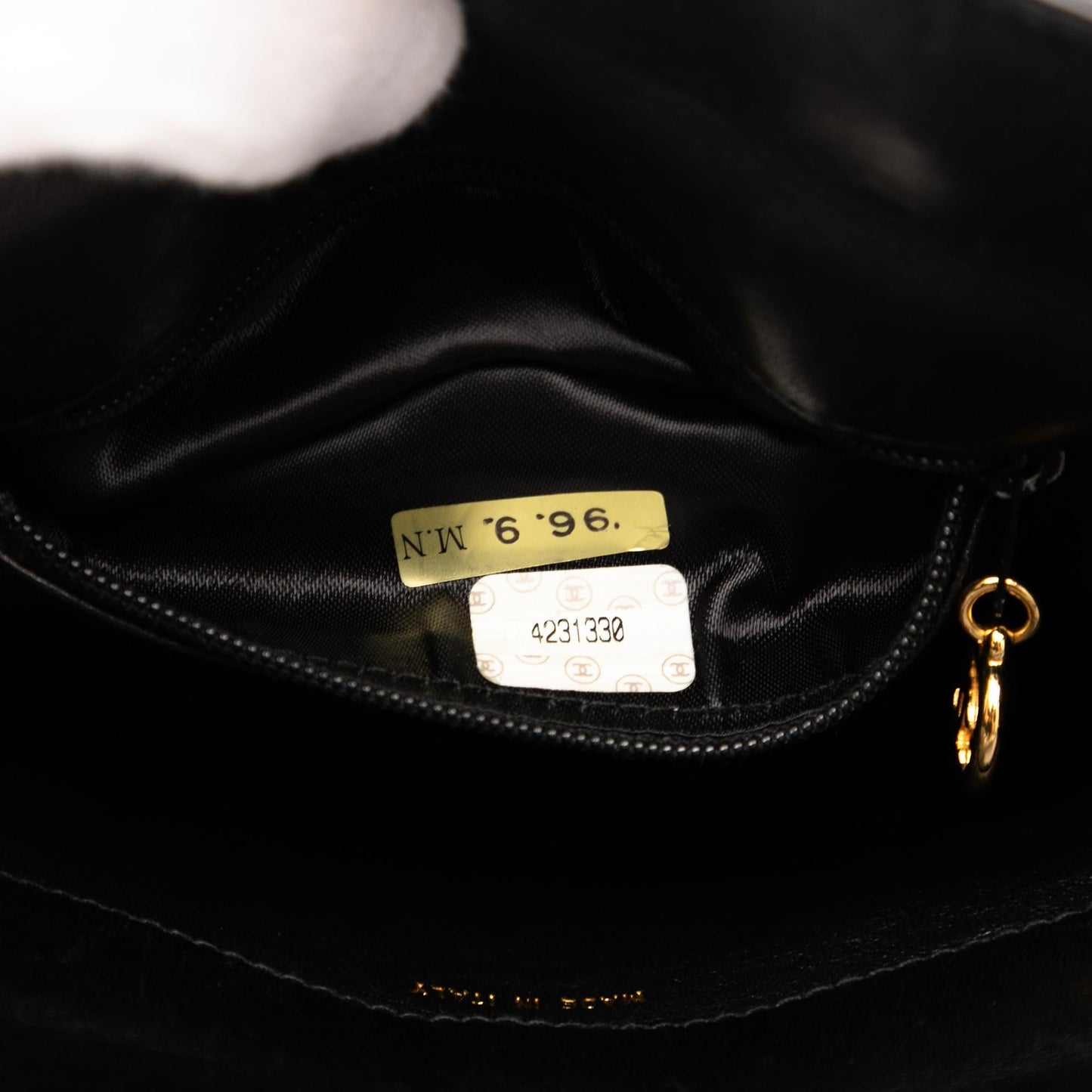 Chanel CC Quilted Lambskin Turnlock Handbag
