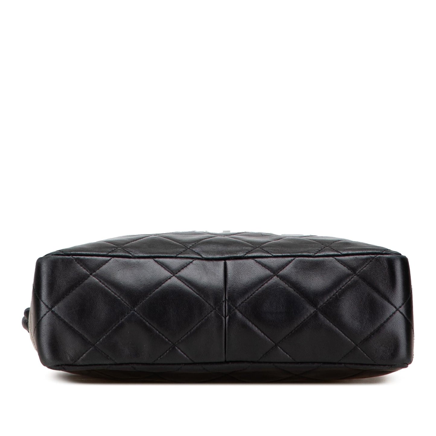 Chanel CC Quilted Lambskin Twisted Strap Crossbody