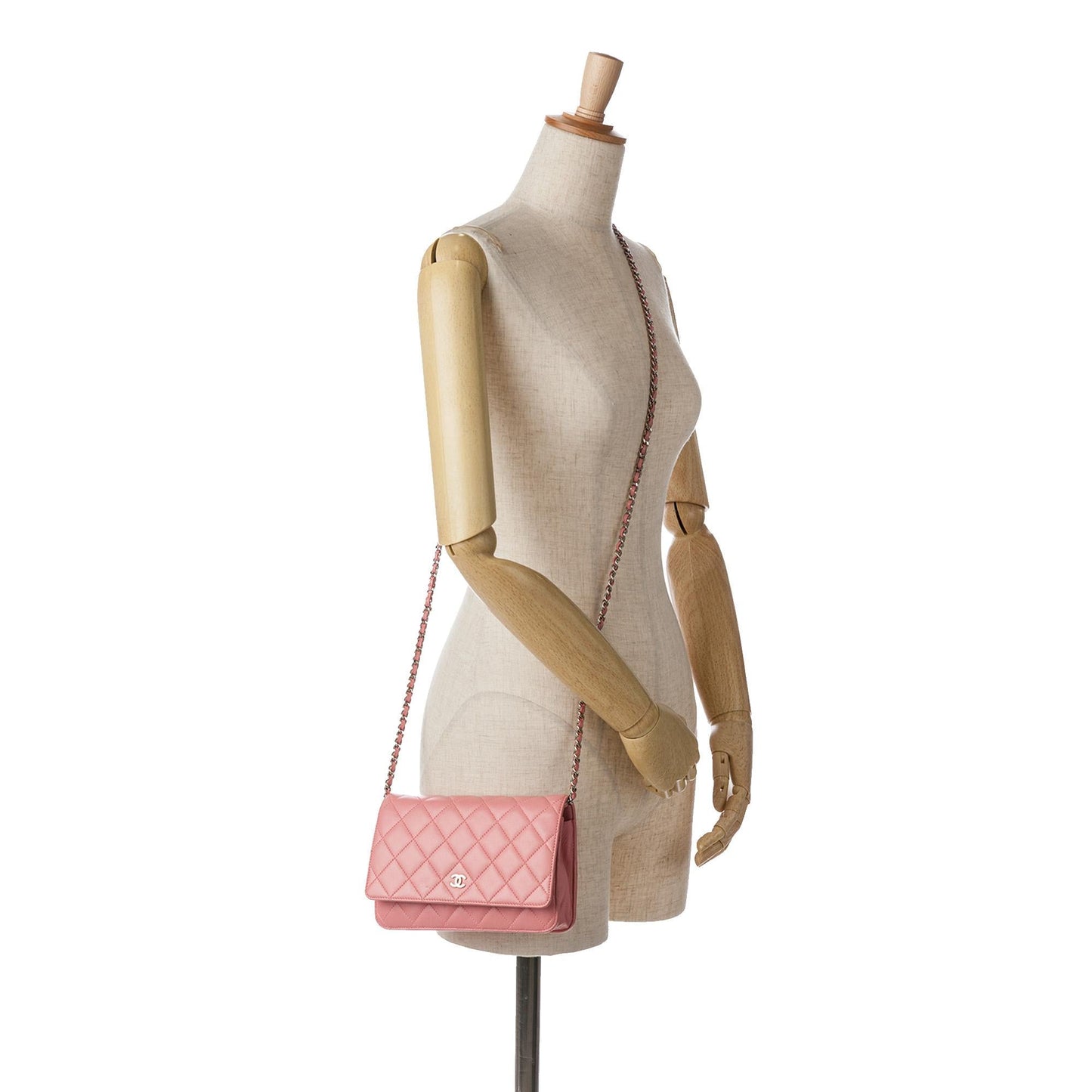 Chanel CC Quilted Lambskin Wallet On Chain (SHG-QKPR3a)