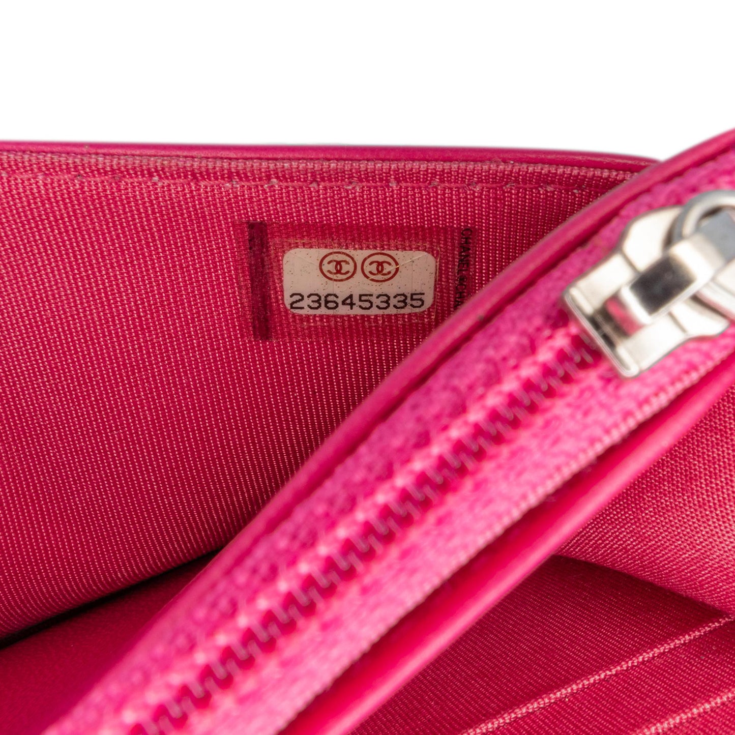 Chanel CC Quilted Lambskin Wallet On Chain