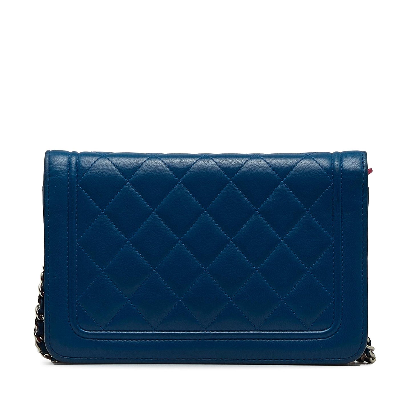 Chanel CC Quilted Lambskin Wallet On Chain