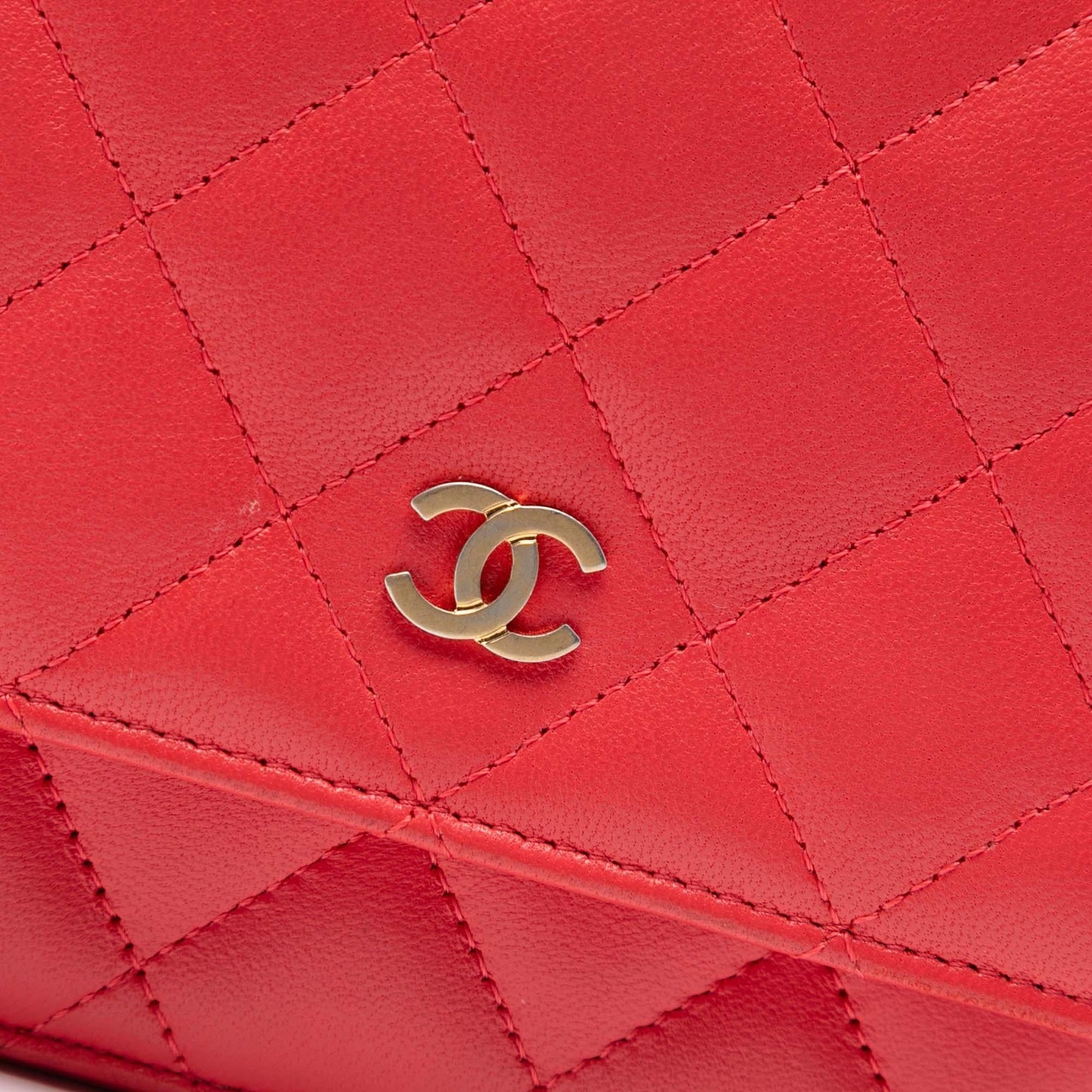 Chanel CC Quilted Lambskin Wallet on Chain