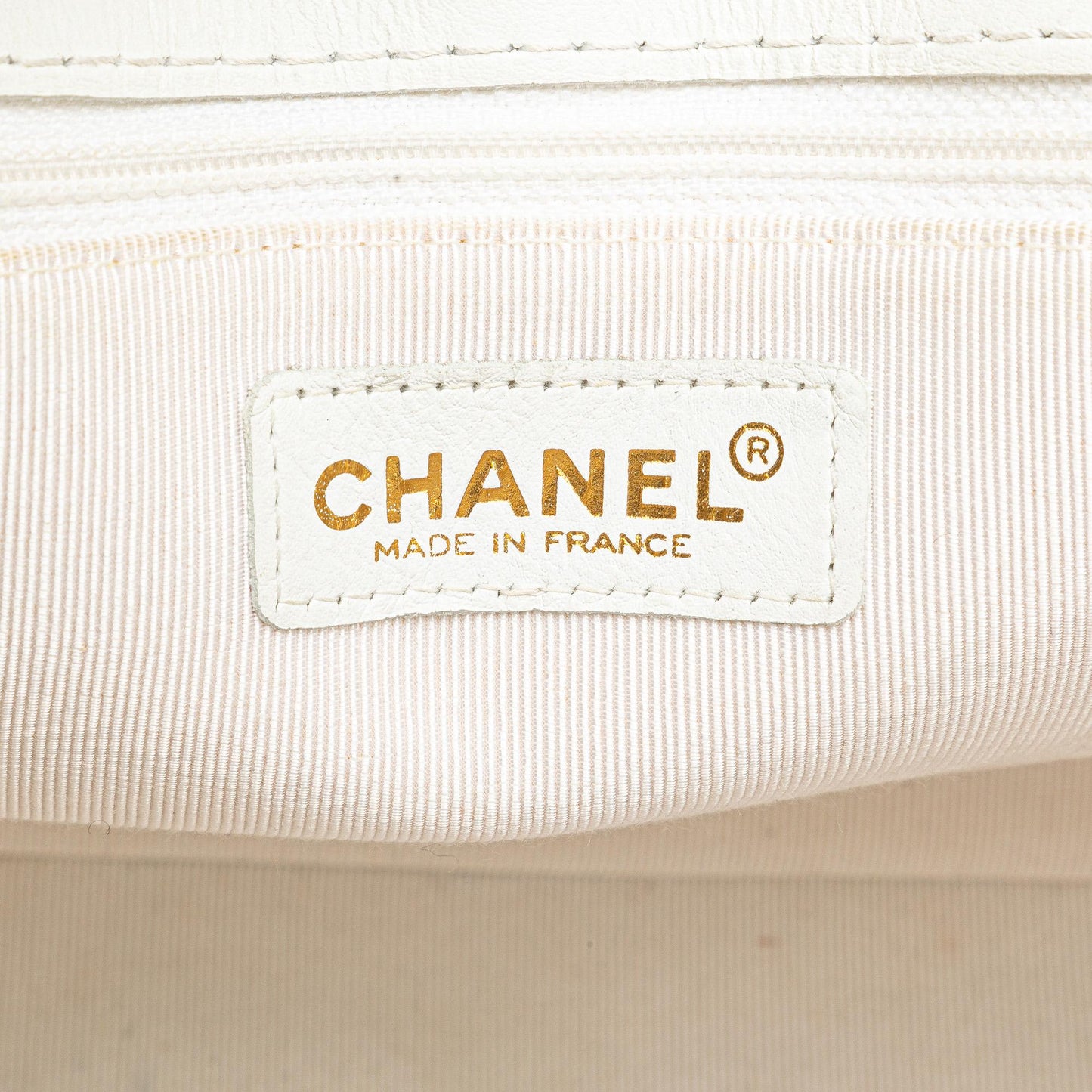 Chanel CC Quilted Lambskin Wild Stitch Tote