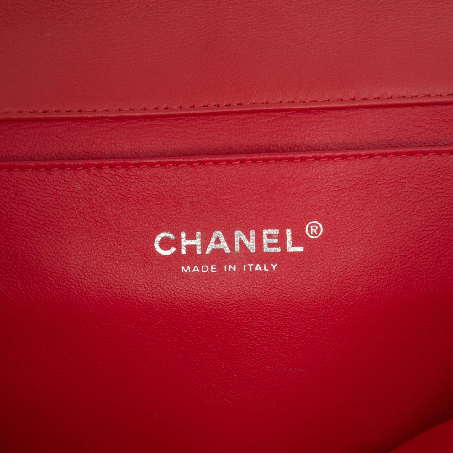 Chanel CC Quilted Patent Clutch with Chain