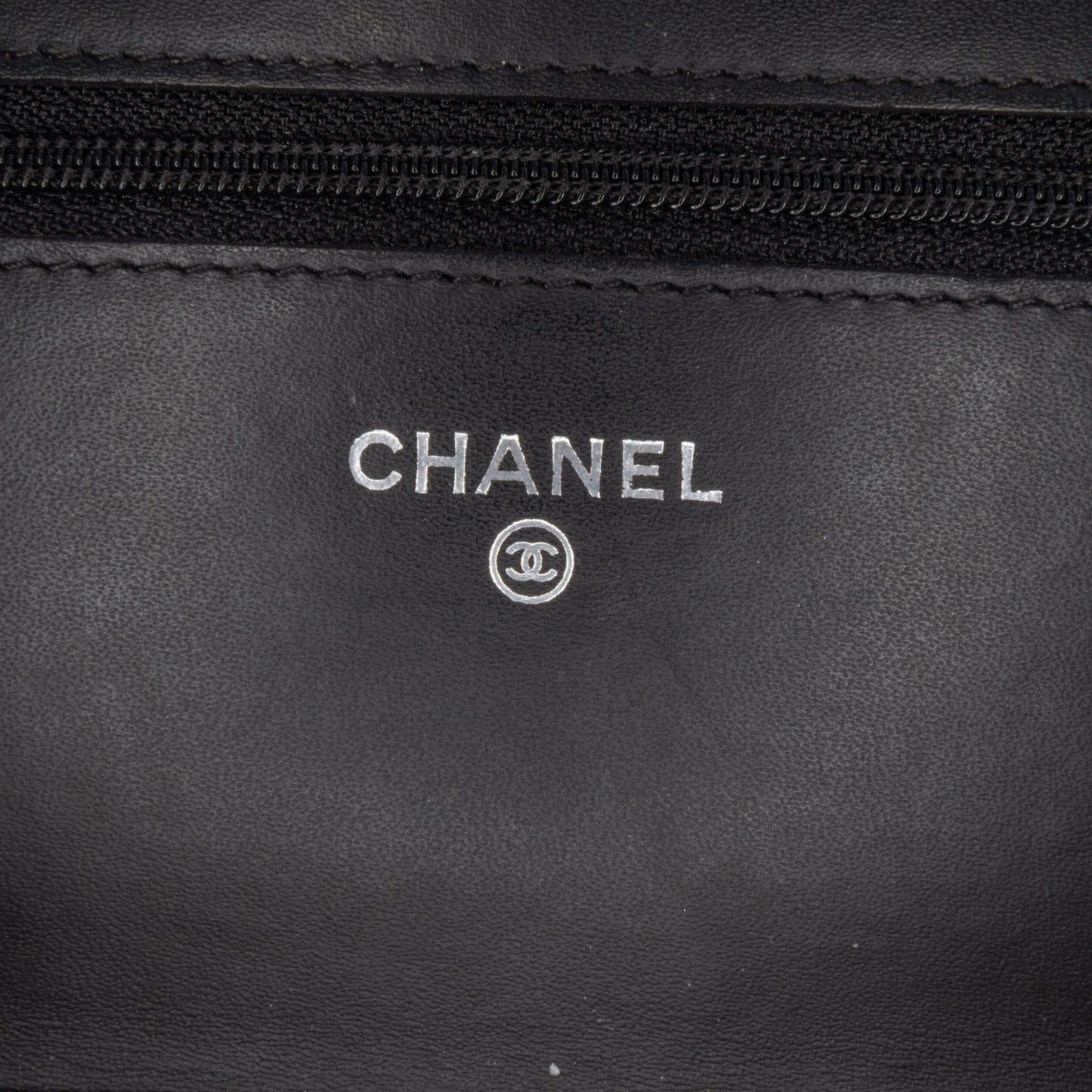 Chanel CC Quilted Patent Wallet On Chain
